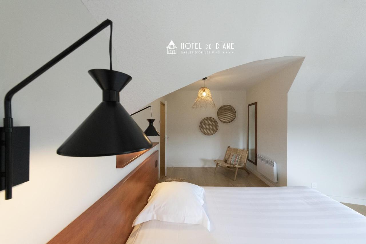 Hotel De Diane Sables-dʼOr-les-Pins Kültér fotó