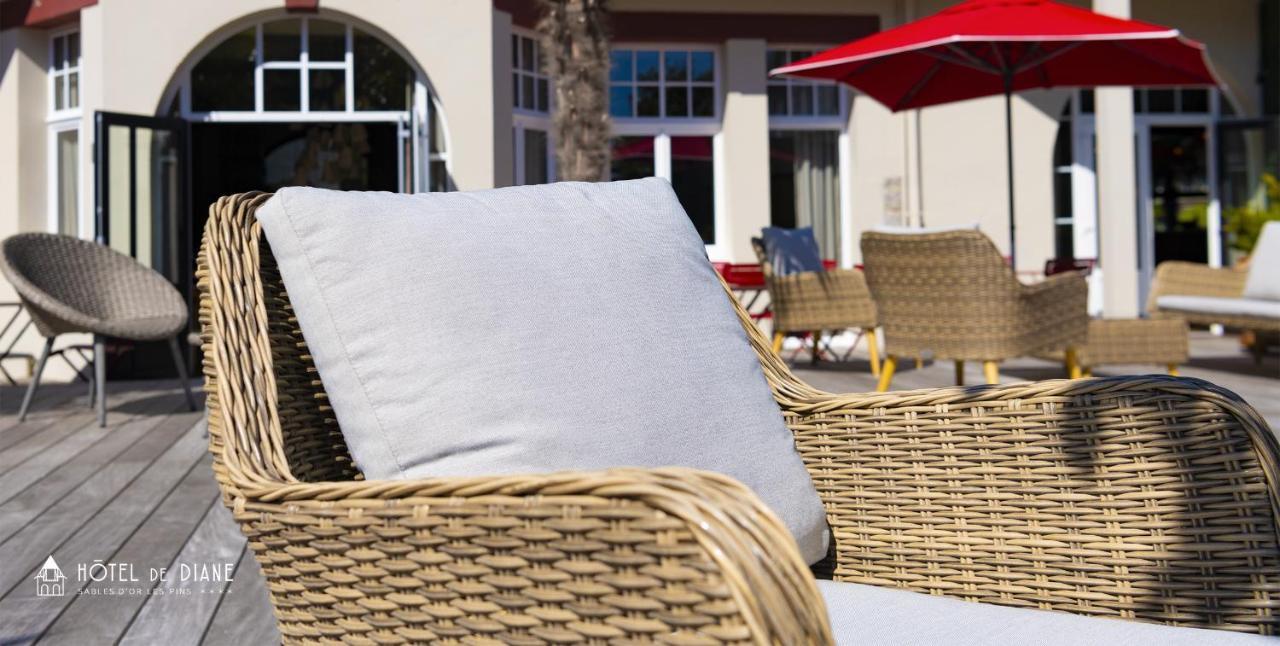 Hotel De Diane Sables-dʼOr-les-Pins Kültér fotó
