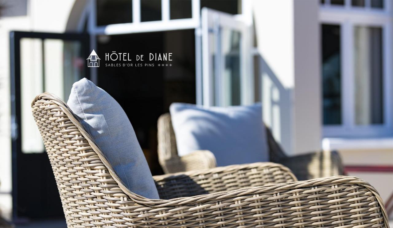 Hotel De Diane Sables-dʼOr-les-Pins Kültér fotó
