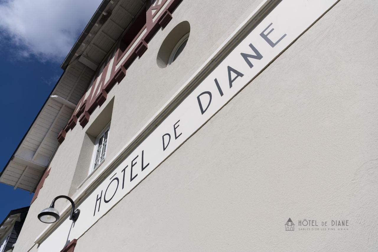 Hotel De Diane Sables-dʼOr-les-Pins Kültér fotó