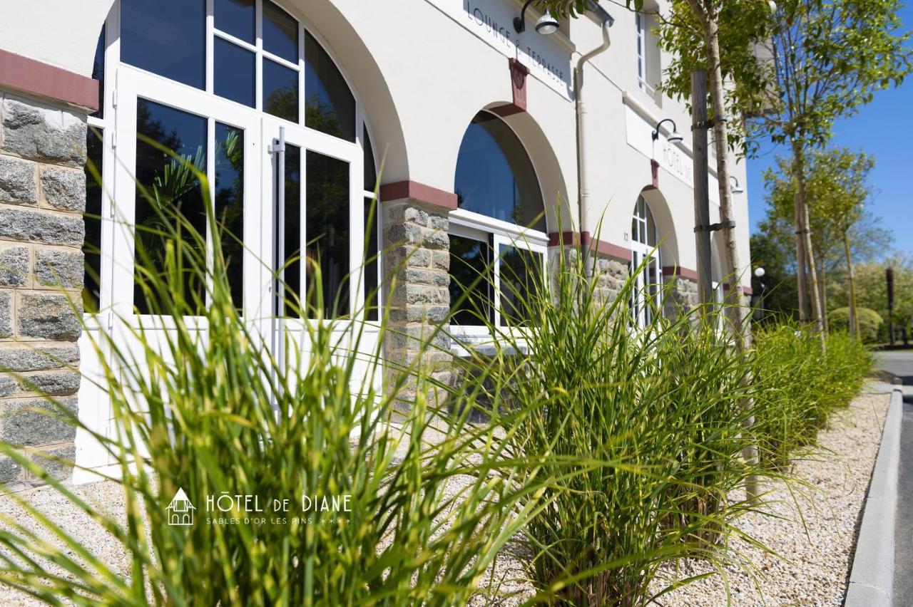 Hotel De Diane Sables-dʼOr-les-Pins Kültér fotó