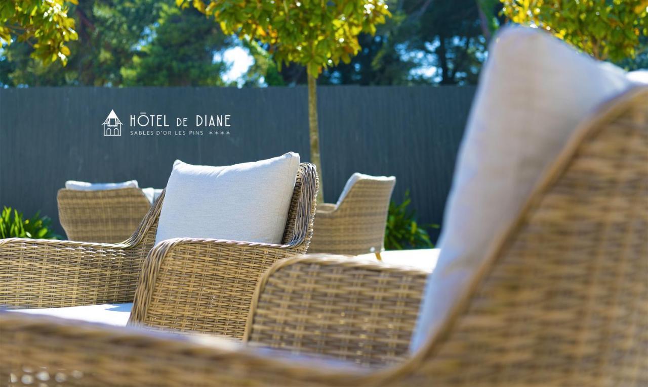 Hotel De Diane Sables-dʼOr-les-Pins Kültér fotó