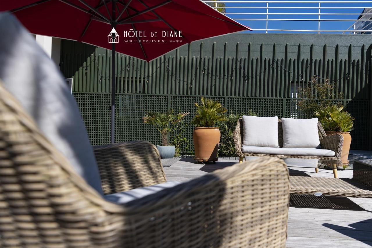 Hotel De Diane Sables-dʼOr-les-Pins Kültér fotó