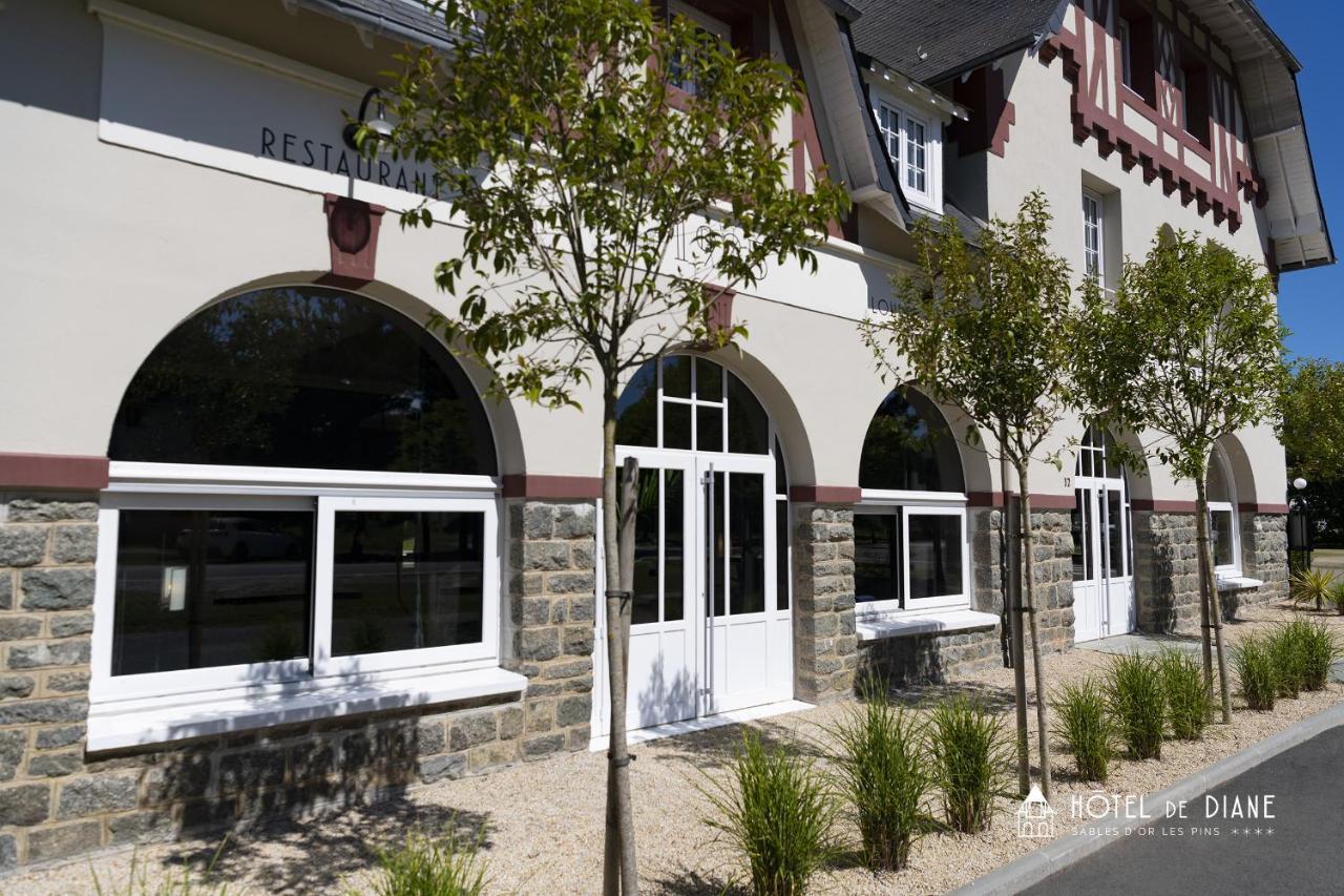 Hotel De Diane Sables-dʼOr-les-Pins Kültér fotó