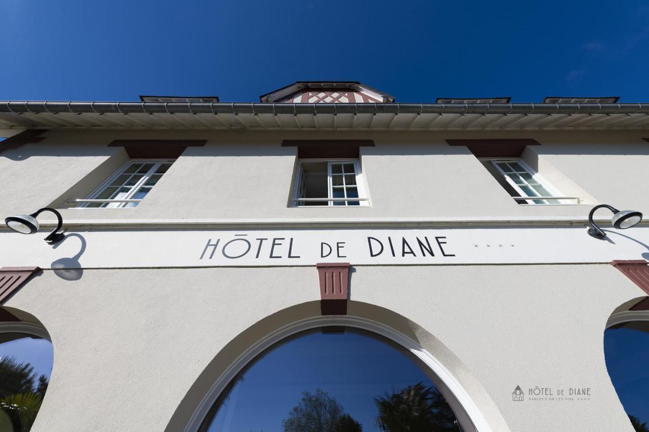 Hotel De Diane Sables-dʼOr-les-Pins Kültér fotó
