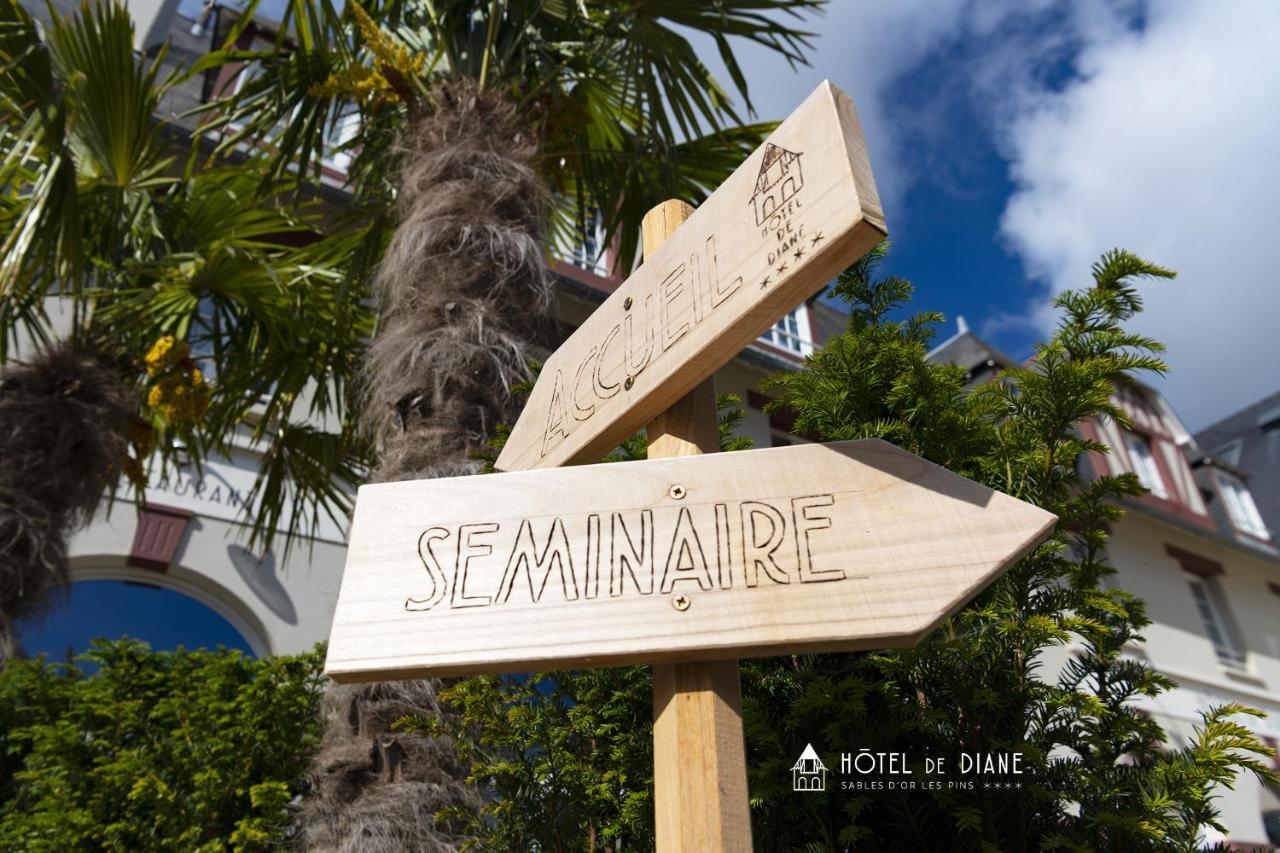 Hotel De Diane Sables-dʼOr-les-Pins Kültér fotó