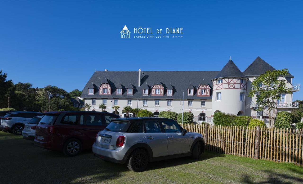 Hotel De Diane Sables-dʼOr-les-Pins Kültér fotó